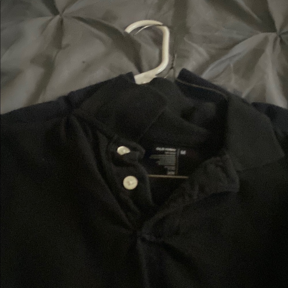 Old Navy Black Polo Shirt